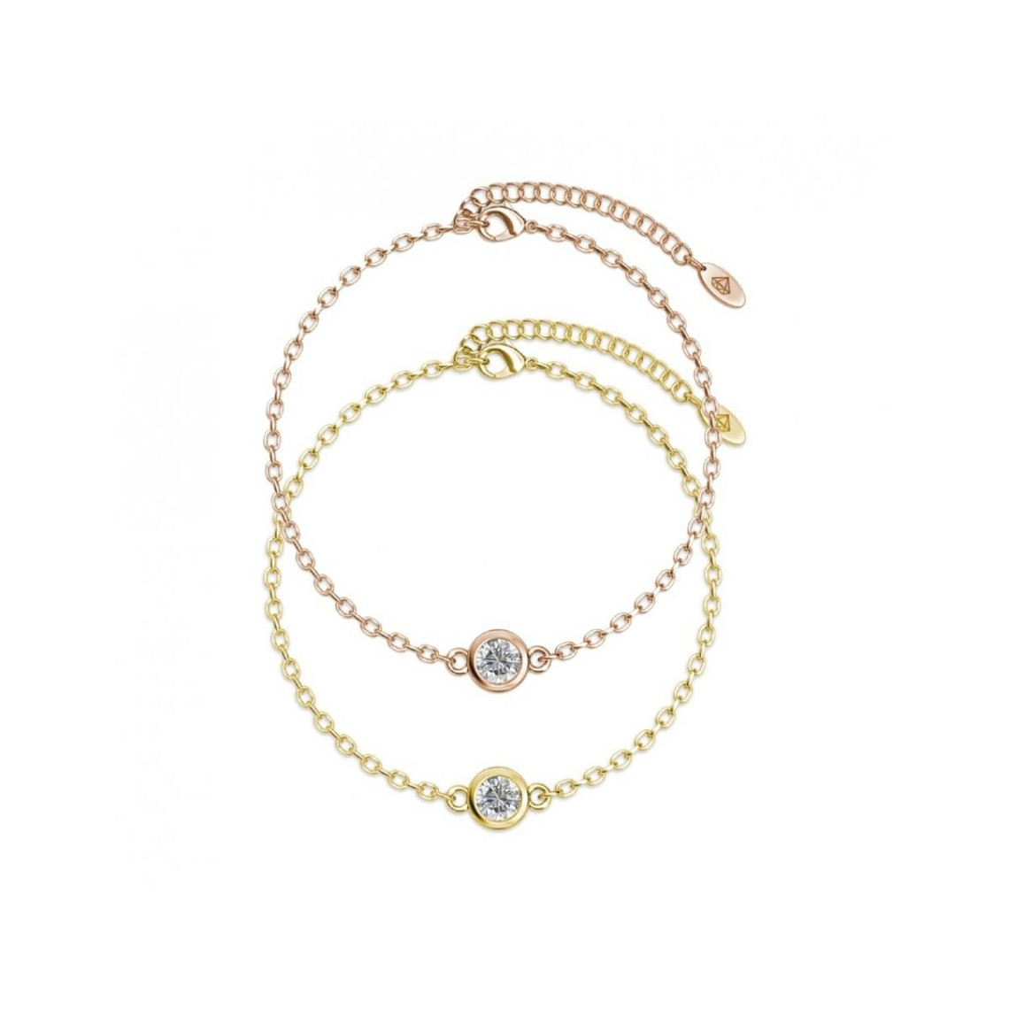 bracelet birth stone multicolore et cristal - myc-paris