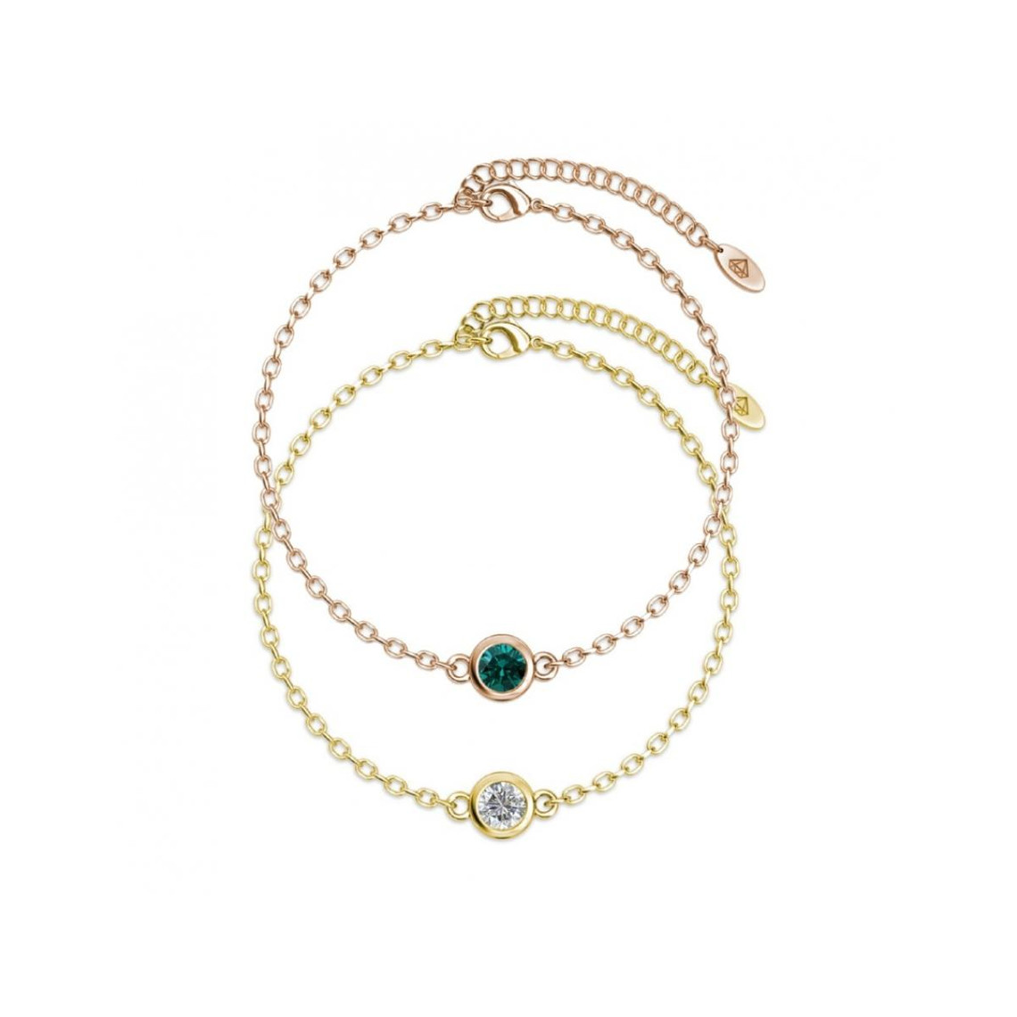 bracelet birth stone multicolore et multi -  myc-paris
