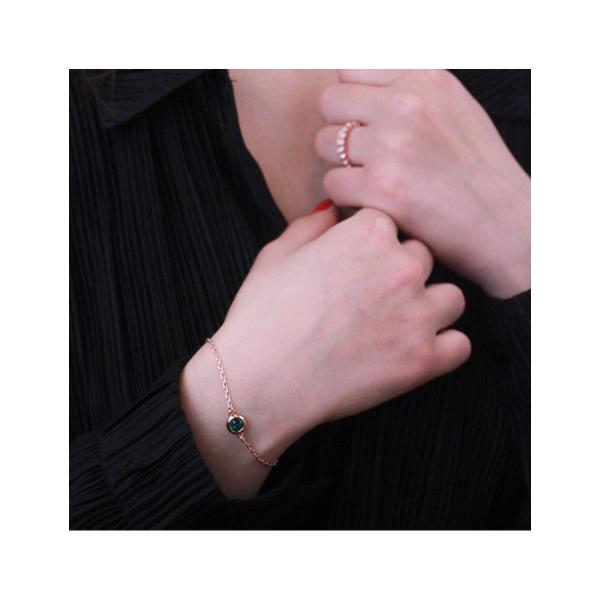 Myc-Paris Bracelet Birth Stone - Or Rosé et cristal Plaqué Or Rose DB0005_RG_04+DB0005_RG_05