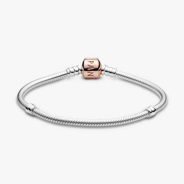 Pandora Bracelet Moments Argent Rose Femme 580702-17