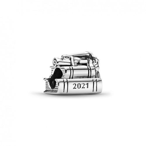 Pandora - Charm argent Diplôme 2021 Pandora Passions - Promo bijoux charms 30 a 40