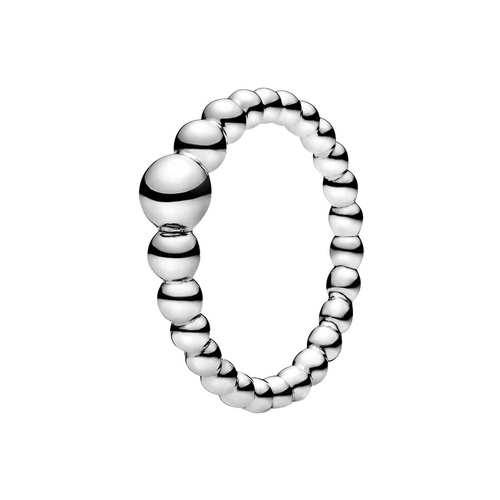 Pandora - Bague Fil de PerlesSignature Pandora Argent 925/1000ᵉ - Bijoux de marque argente
