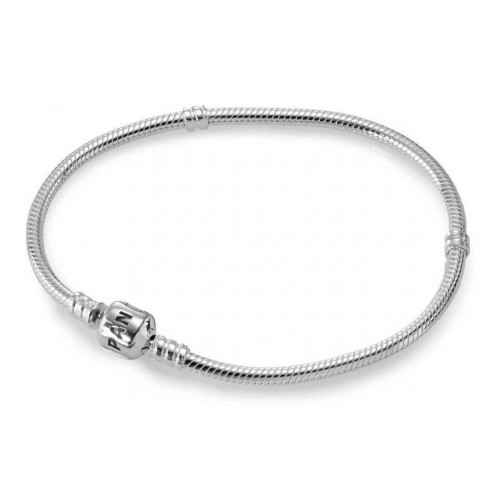 Pandora - Bracelet Argent Maille Serpent Pandora Argent 925/1000ᵉ - Idees cadeaux noel bijoux charms