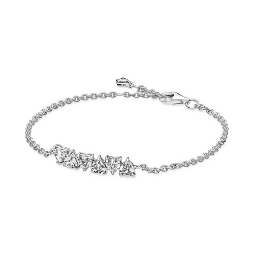 Pandora - Bracelet Chaîne Infinité de Cœurs Scintillants Argenté - Pandora Timeless  - Pandora bijoux