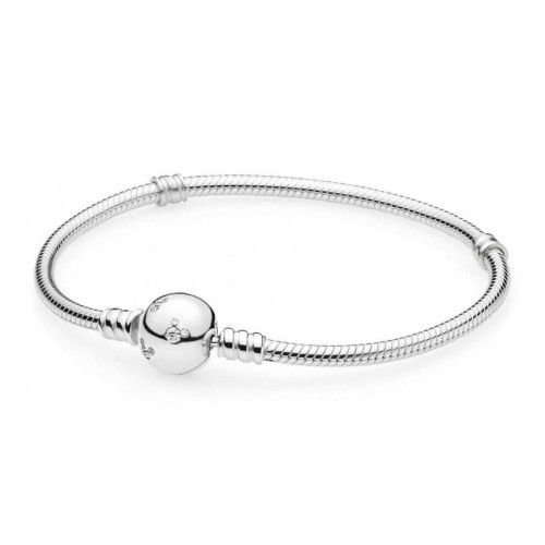 Pandora - Bracelet maille serpent Disney Moments Disney x Pandora Argent 925/1000ᵉ - Bracelet charms
