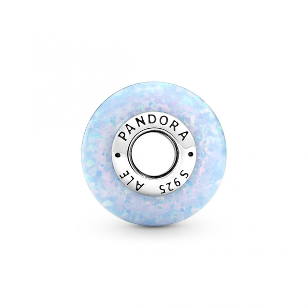 Pandora Charm Bleu Océan Opalescent - Pandora Argent 925/1000 791691C01