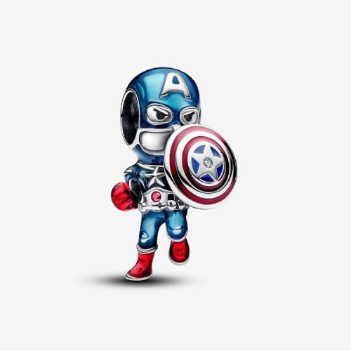 Pandora - Charm Captain America Marvel x Pandora  - Collection printemps ete 2022