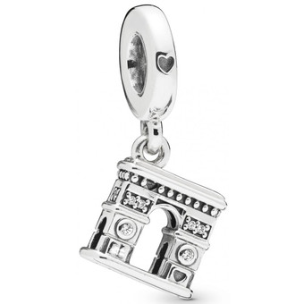 Pandora - Charm pendant Arc de Triomphe Pandora Moments Argent 925/1000ᵉ - Pendentif charms