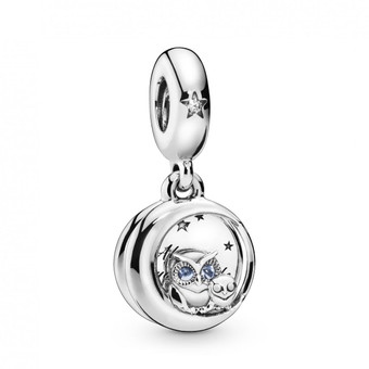 Pandora - Charm pendant Toujours à tes côtés Pandora Moments Argent 925/1000ᵉ - Charms et perles