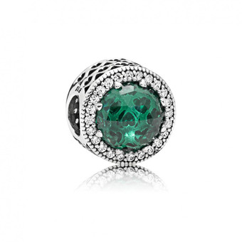 Pandora - Charm Coeurs Lumineux Verts - Bijoux charms vert