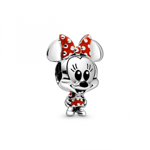 Charm argent Minnie Robe & Nœud à Pois Disney x Pandora