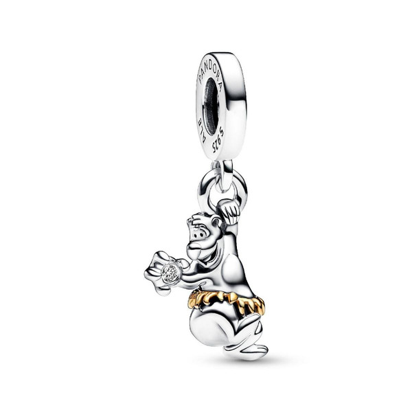 Pandora Charm Pendant Disney 100e Anniversaire Baloo avec diamant de synthèse 0.009 ct tw 792682C01