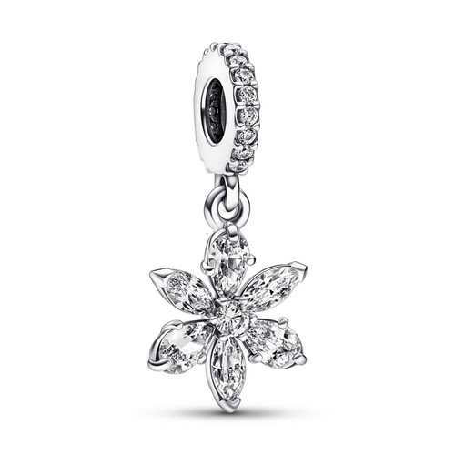 Pandora - Charm Pendant Herbier Scintillant Pandora Timeless Femme - Perle fleur