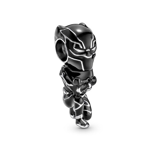 Pandora - Charm argent pendant Marvel x Pandora The Avengers  Black Panther - Pandora pas cher