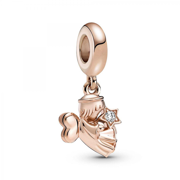 Pandora Charm Pendant rose gold Ange à Ailes en forme de Cœur Pandora Moments 789650C01