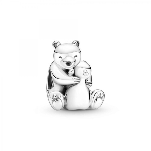 Pandora - Charm argent Pandora Moments Maman ours polaire et bébé ours enlacés - Charms en argent