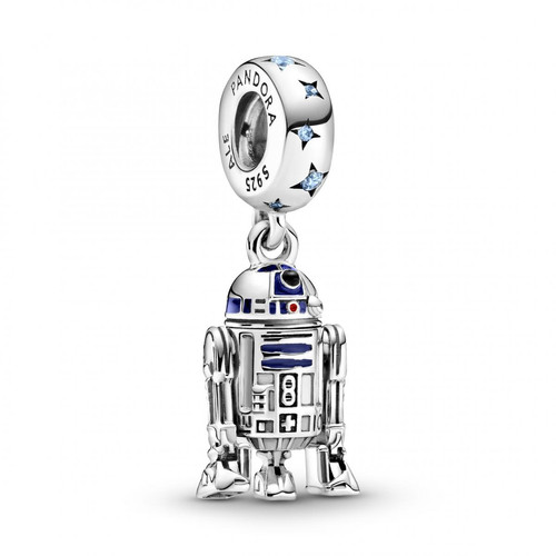 Pandora - Charm Double Pendant argent R2-D2 Star Wars x Pandora - Pandora pas cher