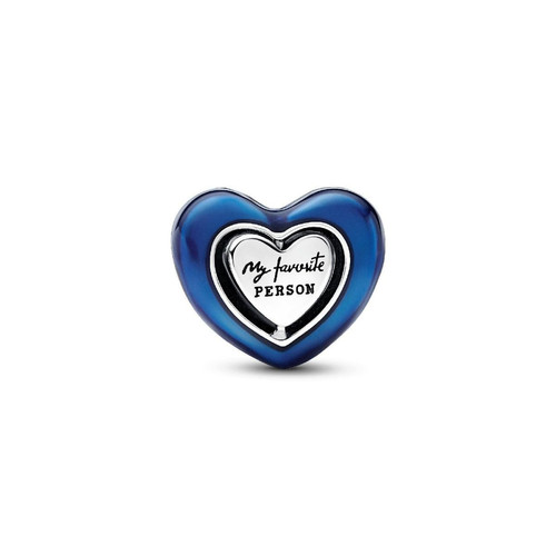 Pandora Charm Cœur Rotatif Bleu Argent 925/1000 792750C01