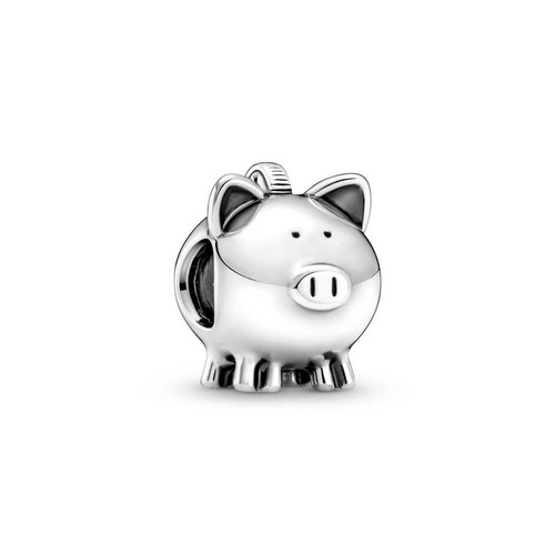 Pandora - Charm argent Tirelire Cochon Pandora Moments - Charms animaux