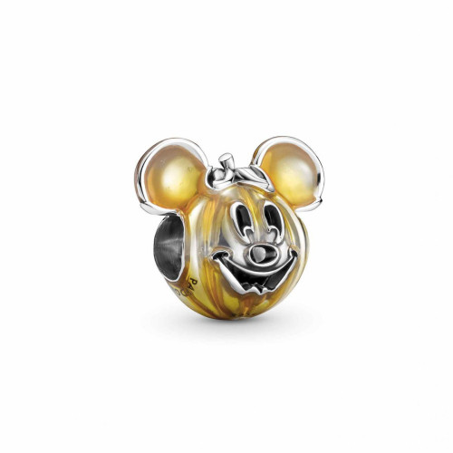 Pandora - Charm argent Citrouille Mickey Mouse Disney x Pandora - Cadeaux noel