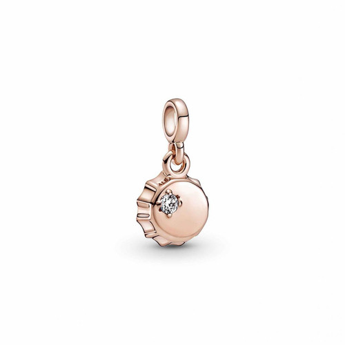 Pandora - Mini dangle Capsule Porte-Bonheur Métal doré à l'or rose fin 585/1000 Pandora ME - Charms or rose