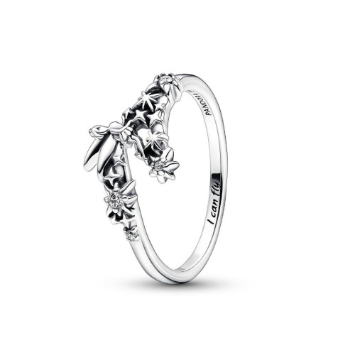 Pandora - Bague Fée Clochette Scintillante argent - Disney X Pandora  - Promo bijoux charms 20 a 30
