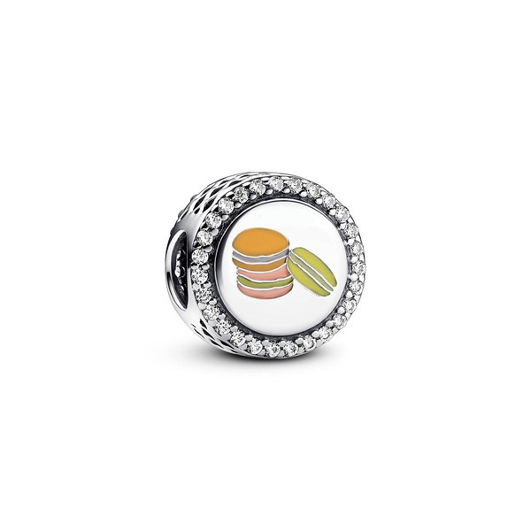Pandora Charm Gravable Macarons 792016CZ-E048