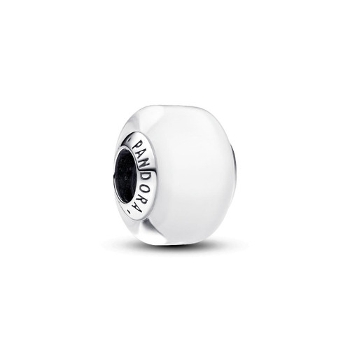 Pandora Charm Pendant Mini Murano Blanc 793118C00
