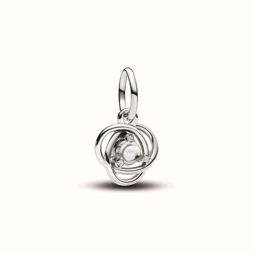 Pandora Charm en argent sterling avec zircons transparents femme Pandora Moments  793125C04