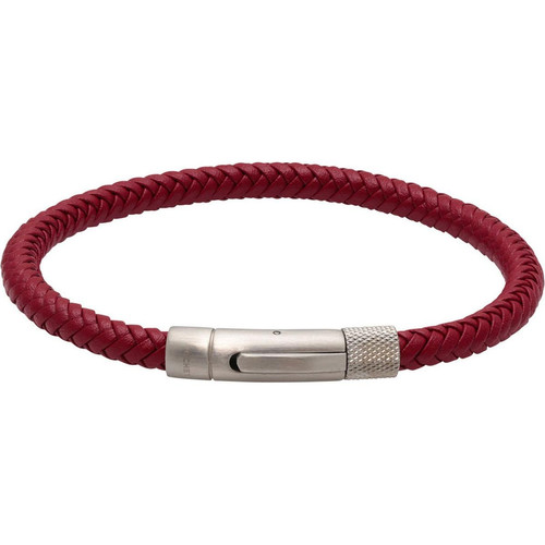 Rochet - Bracelet Homme HB145005 en Cuir rouge Rochet  - Bijoux rouge de marque