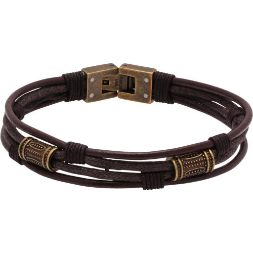 Rochet - Bracelet Homme HB7303 En cuir Marron Rochet - Bijoux de marque marron