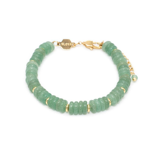 Sloya - Bracelet Blima Aventurine - Bijoux de marque vert