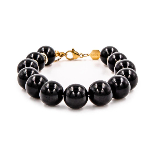 Sloya - Bracelet Sloya KAAN10 - Bijoux noir de marque