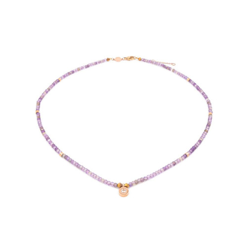 Sloya - Collier et pendentif Sloya COLUKU02 - Bijoux de marque violet