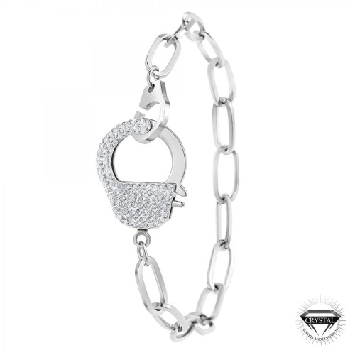 So Charm Bijoux - Bracelet menotte en acier inoxydable  - So charm bijoux
