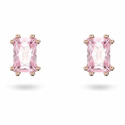 Swarovski - Boucles d’oreilles  - Bijoux de marque rose