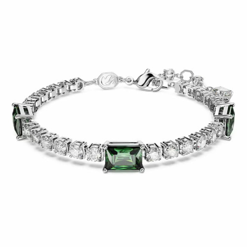Swarovski Bracelet Femme 5666422  Green Stones GRE/RHS M Vert - Swarovski Matrix TB 5666422