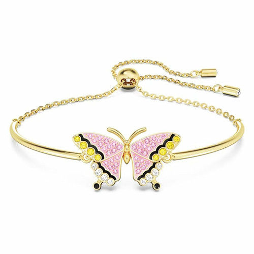 Swarovski Bracelet Femme 5670053 Pink MUL/GOS M Rose - Swarovski Idyllia 5670053
