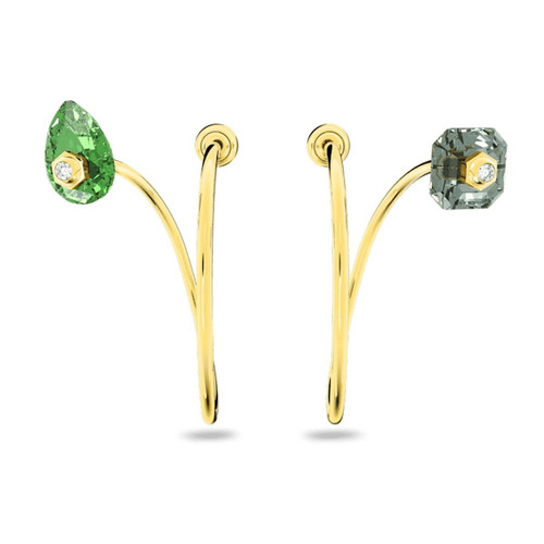 Swarovski - Boucles d'oreilles - Bijoux plaque or de marque