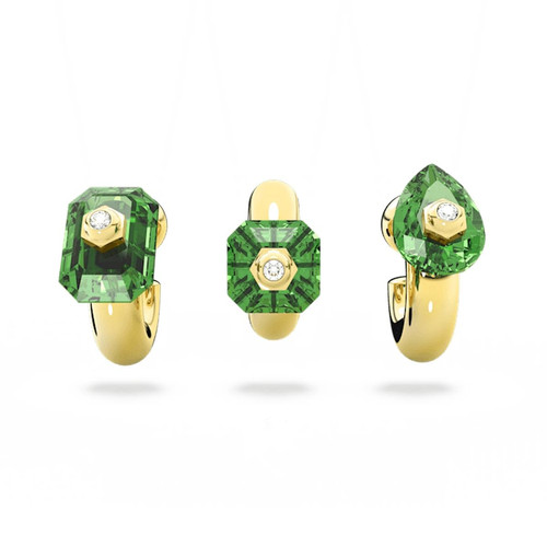 Swarovski - Boucles d'oreilles - Bijoux de marque vert