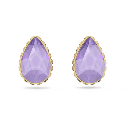 Swarovski - Boucles d'oreilles  - Bijoux de marque violet