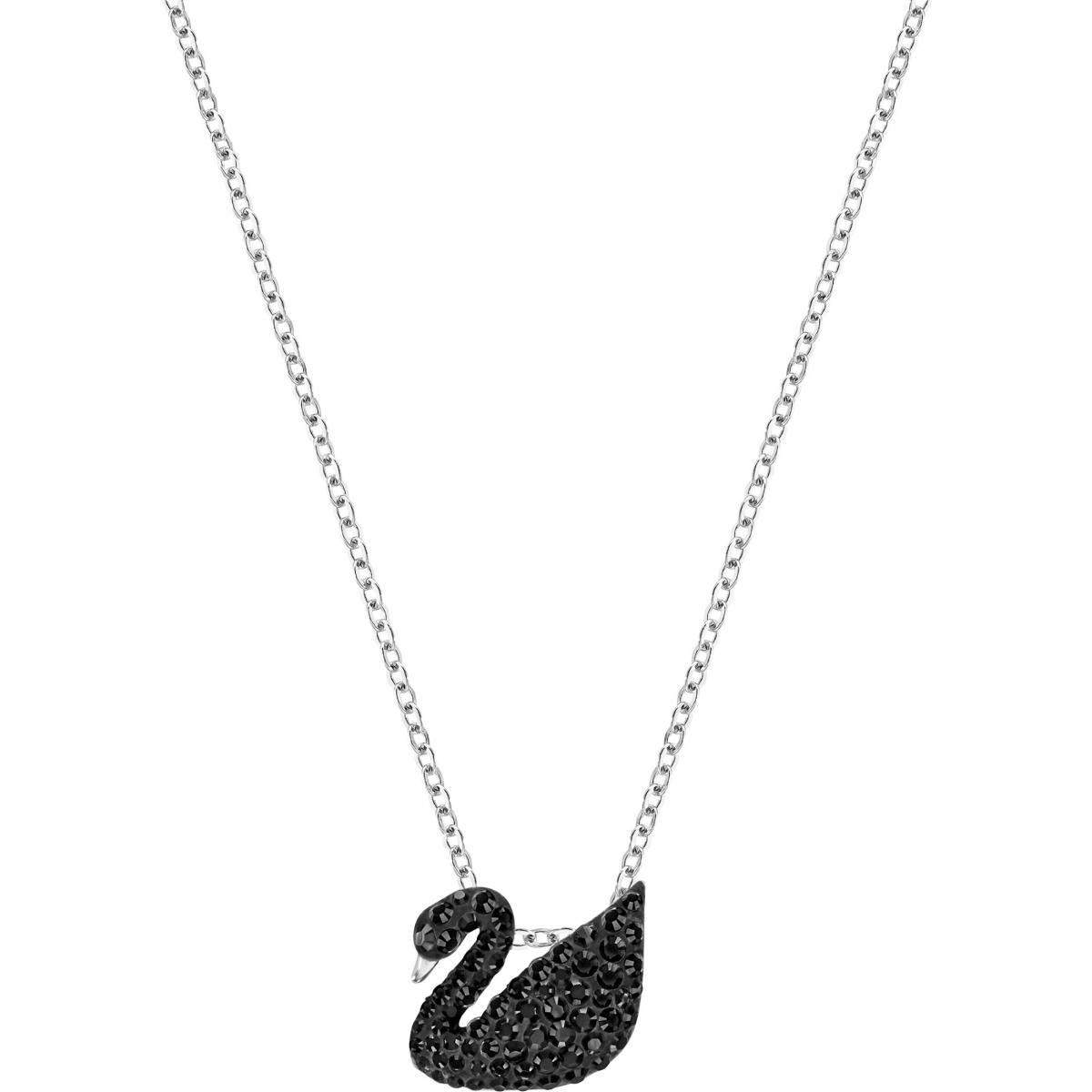 Collier et pendentif Swarovski Bijoux 5347330 - Noir Cygne Serti Femme