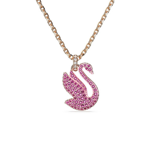 Swarovski - Collier Femme 5647552 - ICONIC SWAN Swarovski  - Bijoux de marque rose