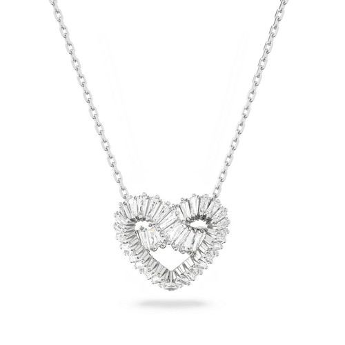 Swarovski - Collier Femme 5647924 en métal rhodié argent - MATRIX Swarovski - Bijoux coeur de marque