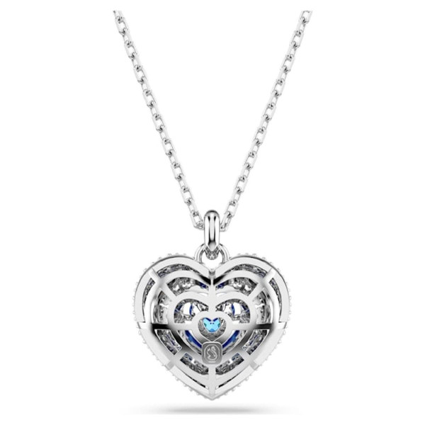Swarovski Collier Femme Swarovski Hyperbola Heart - 5680403 bleu,argent 5680403