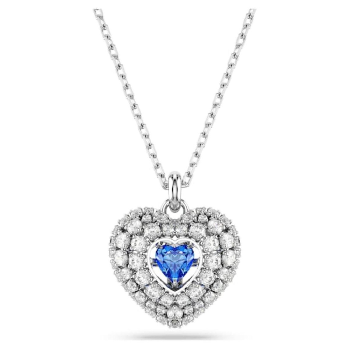Collier Femme Swarovski Hyperbola Heart - 5680403 bleu,argent