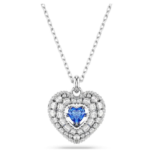 Swarovski Collier Femme Swarovski Hyperbola Heart - 5680403 bleu,argent 5680403