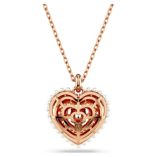 Swarovski Collier Femme Swarovski Hyperbola Heart Wh - 5680402 rose,doré Argent 5680402