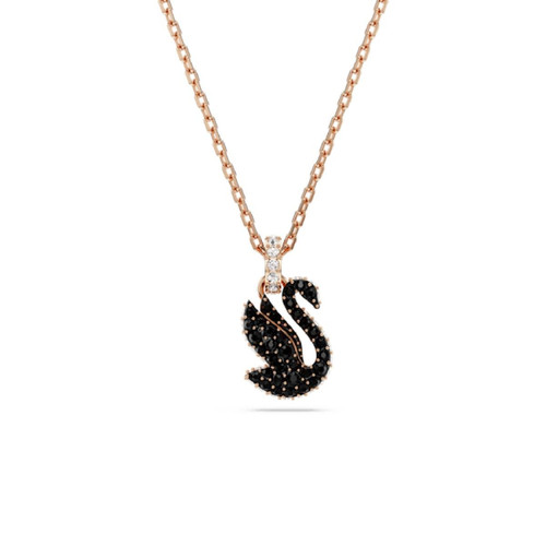 Swarovski - Collier et pendentif Swarovski Noir - Bijoux argent de marque