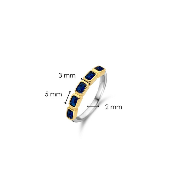 Ti Sento Bague femme 12274BY - Argent, plaqué or Ti Sento 12274BY-52